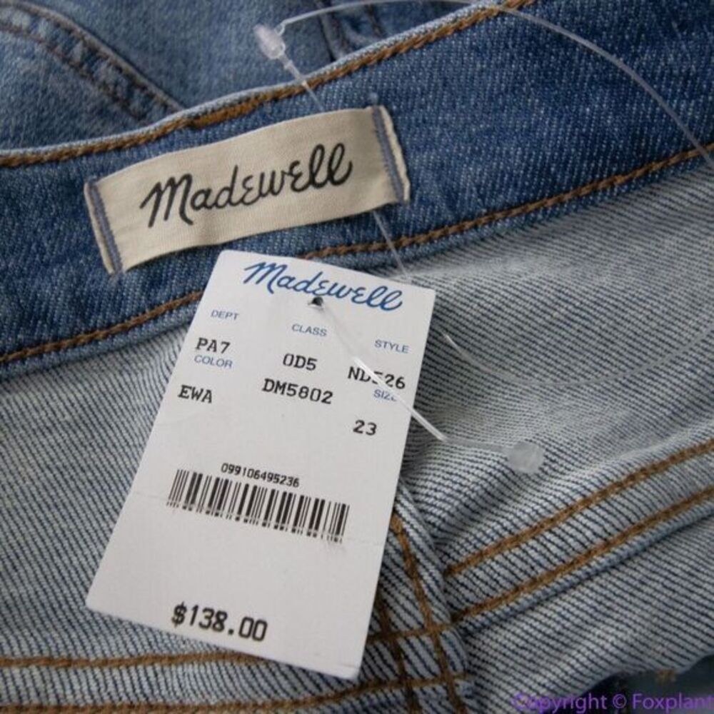 NEW Madewell Stovepipe Jeans in Euclid Wash, 23, ND526 - Picture 13 of 16